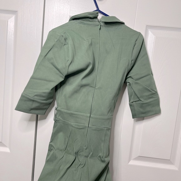 FASHION NOVA olive wide leg pant jumpsuit - Picture 5 of 5